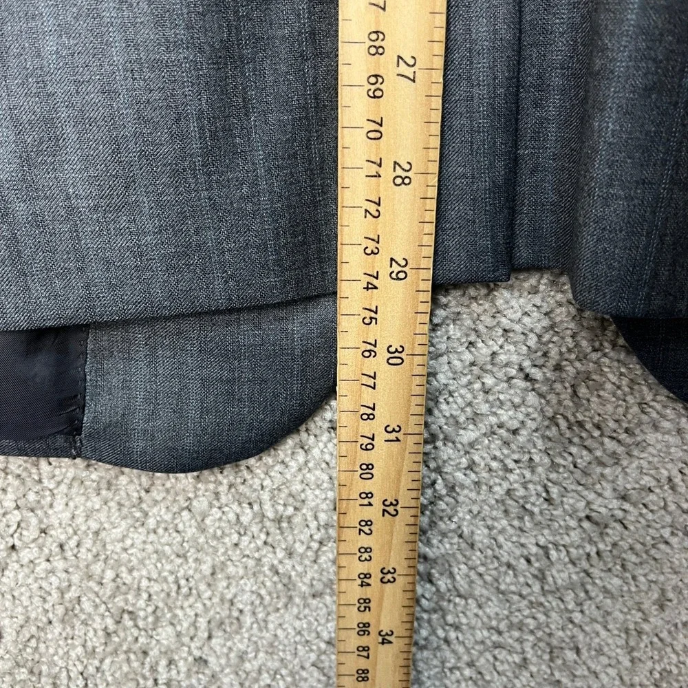 Brooks Brothers 1818 Madison Blazer Mens 42S Gray Saxxon Wool Pinstripe‎ USA